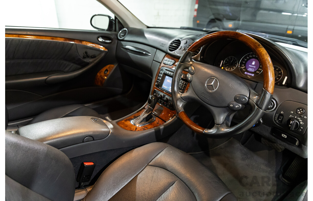 11/2003 Mercedes-Benz CLK 320 Elegance C209 2d Coupe Obsidian Black Metallic V6 3.2L