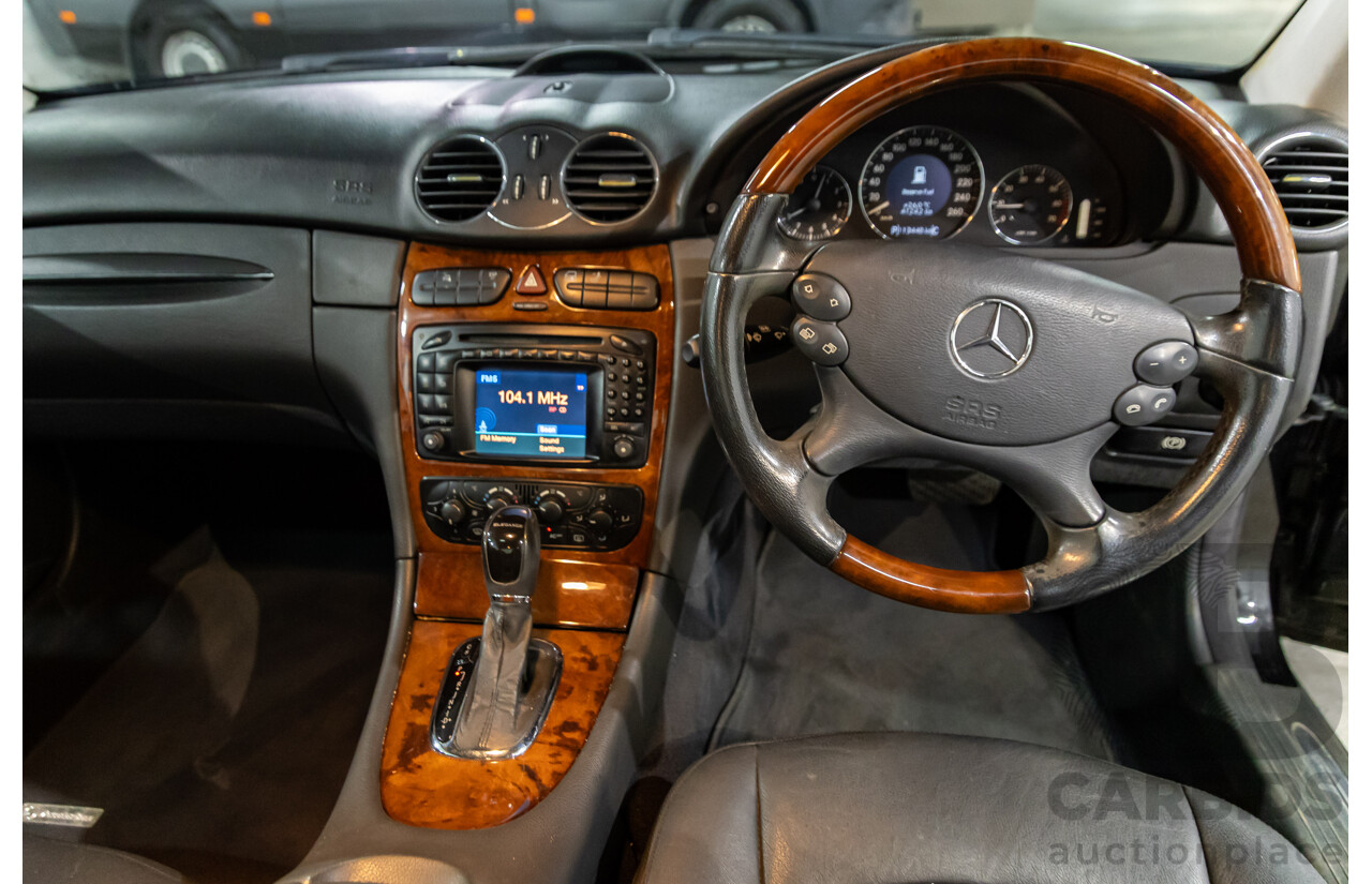 11/2003 Mercedes-Benz CLK 320 Elegance C209 2d Coupe Obsidian Black Metallic V6 3.2L