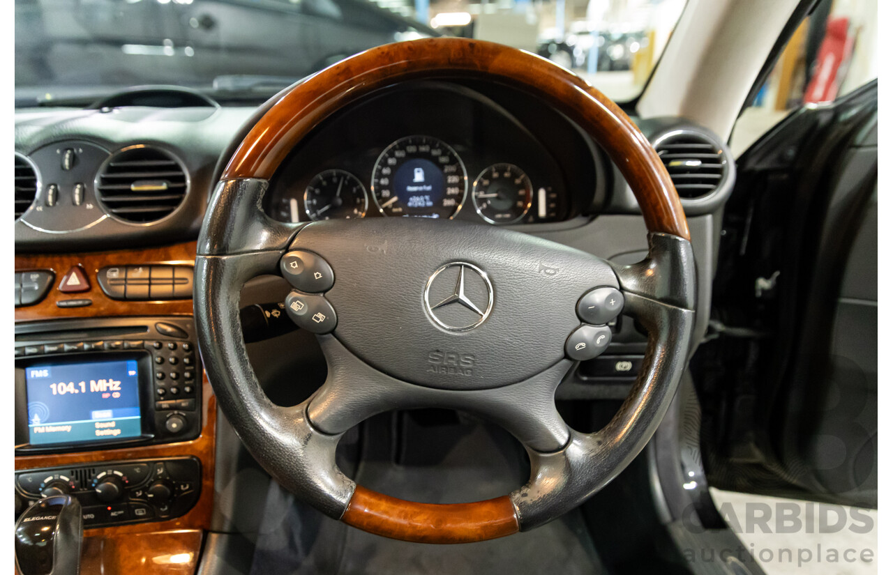 11/2003 Mercedes-Benz CLK 320 Elegance C209 2d Coupe Obsidian Black Metallic V6 3.2L