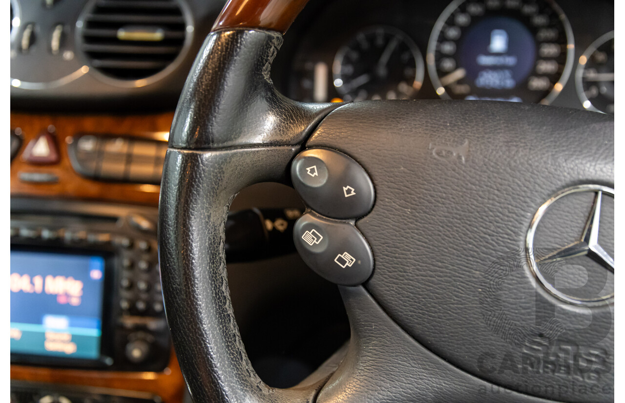 11/2003 Mercedes-Benz CLK 320 Elegance C209 2d Coupe Obsidian Black Metallic V6 3.2L