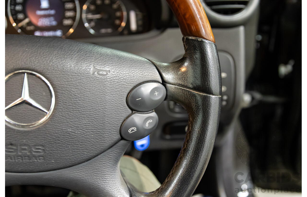 11/2003 Mercedes-Benz CLK 320 Elegance C209 2d Coupe Obsidian Black Metallic V6 3.2L