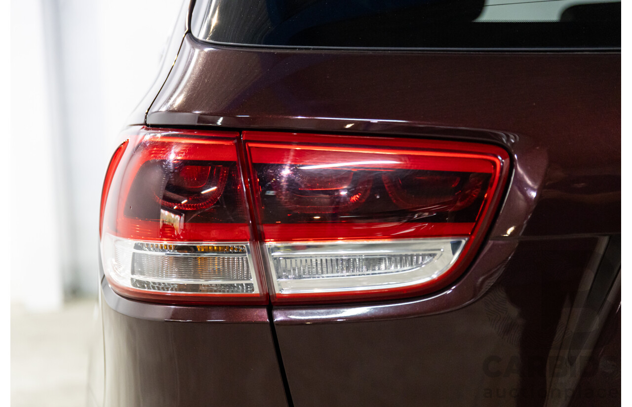 8/2015 Kia Sorento SLi (4x2) UM 4D Wagon Sunset Red Metallic V6 3.3L