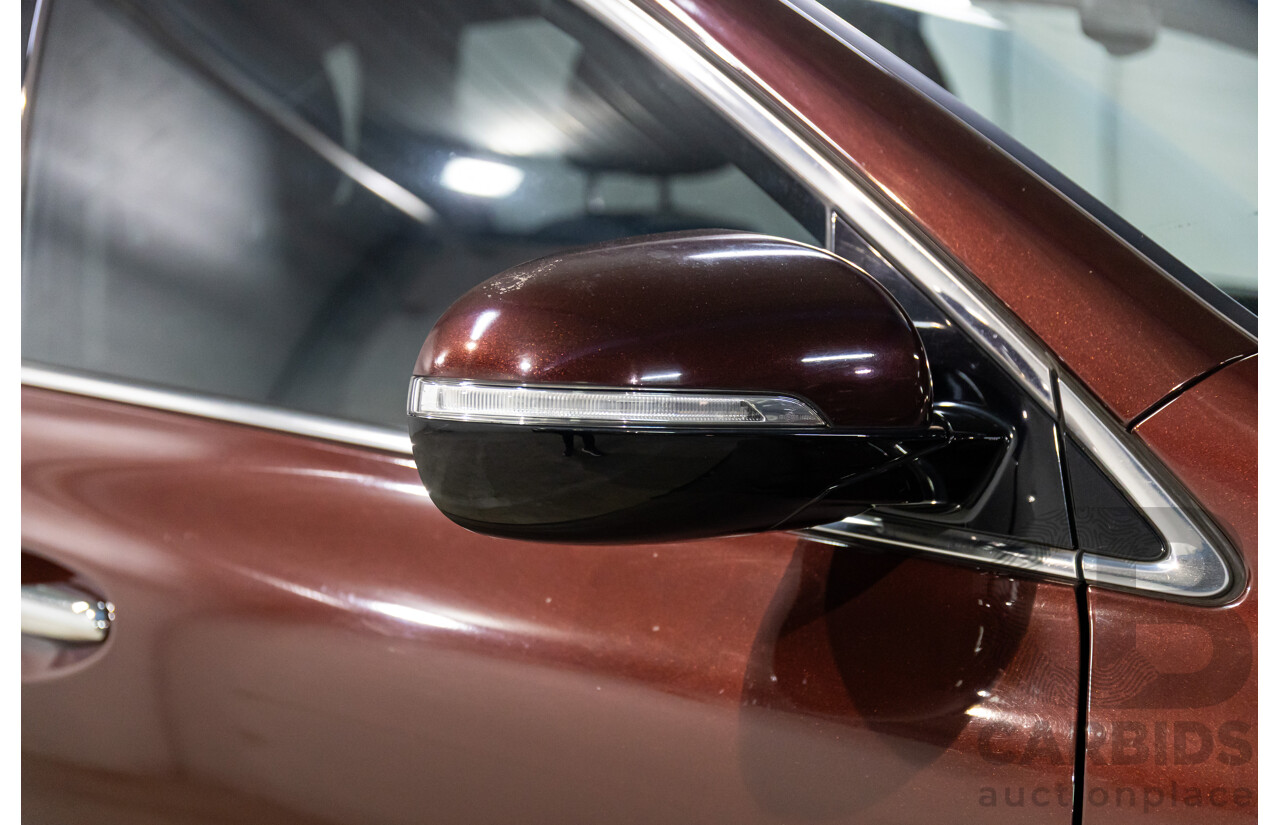 8/2015 Kia Sorento SLi (4x2) UM 4D Wagon Sunset Red Metallic V6 3.3L