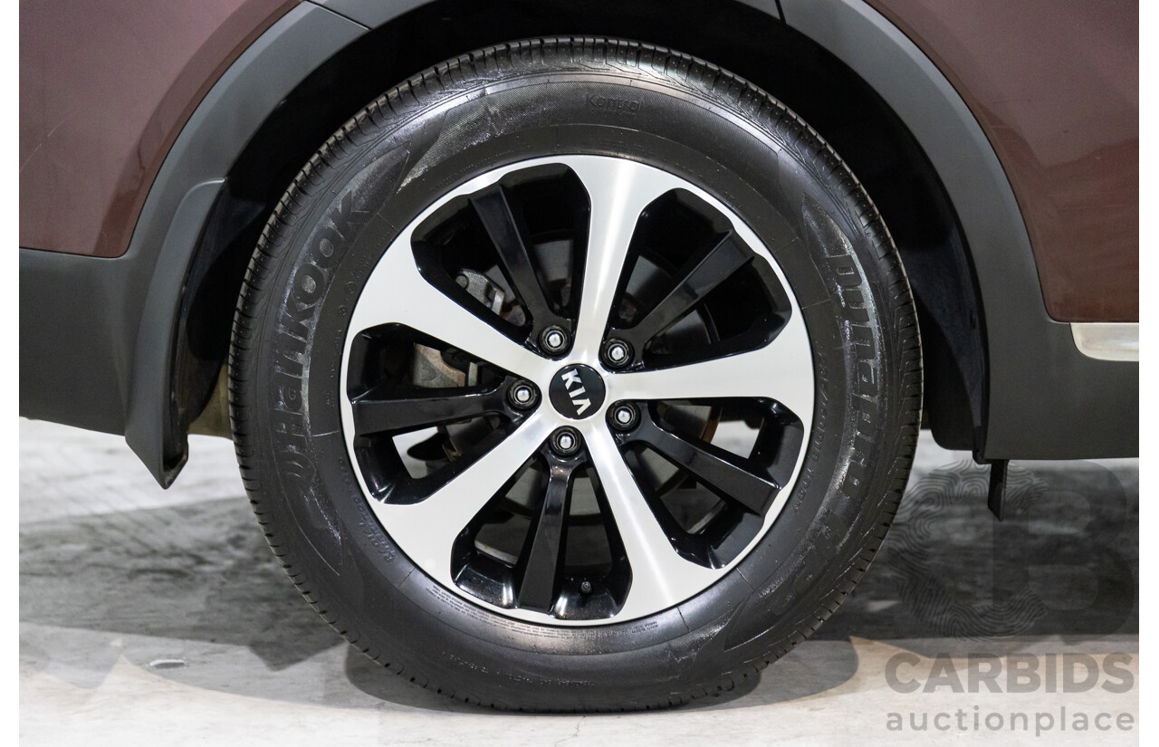 8/2015 Kia Sorento SLi (4x2) UM 4D Wagon Sunset Red Metallic V6 3.3L