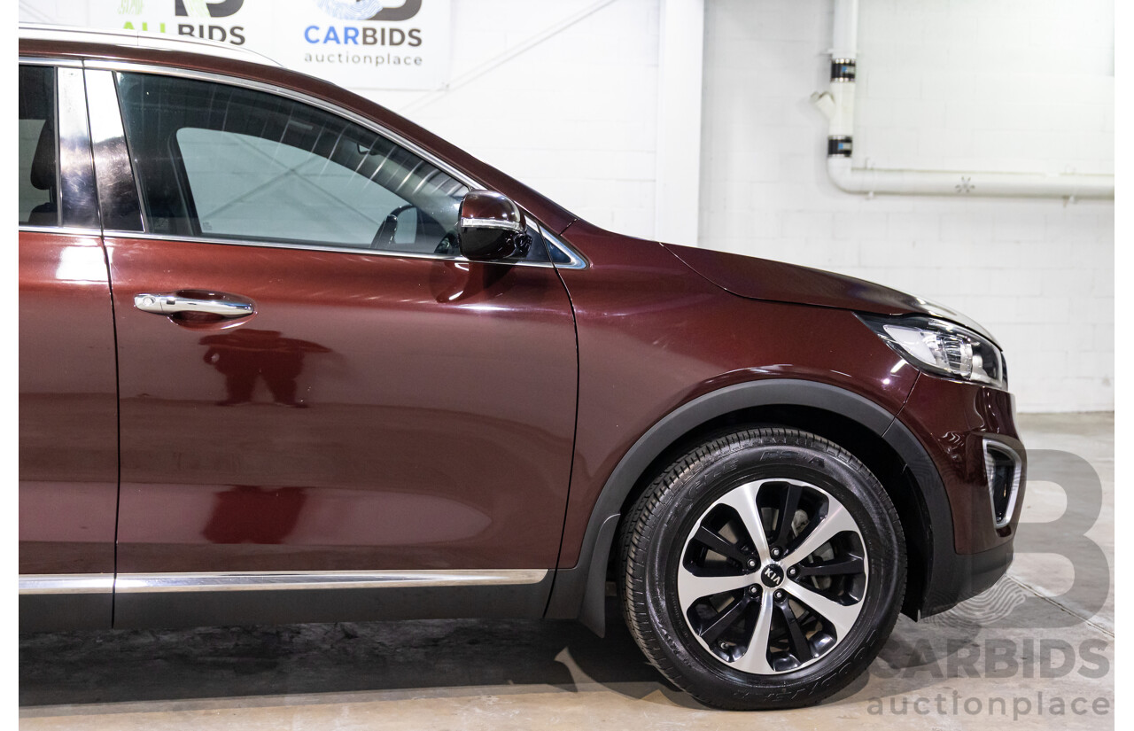 8/2015 Kia Sorento SLi (4x2) UM 4D Wagon Sunset Red Metallic V6 3.3L