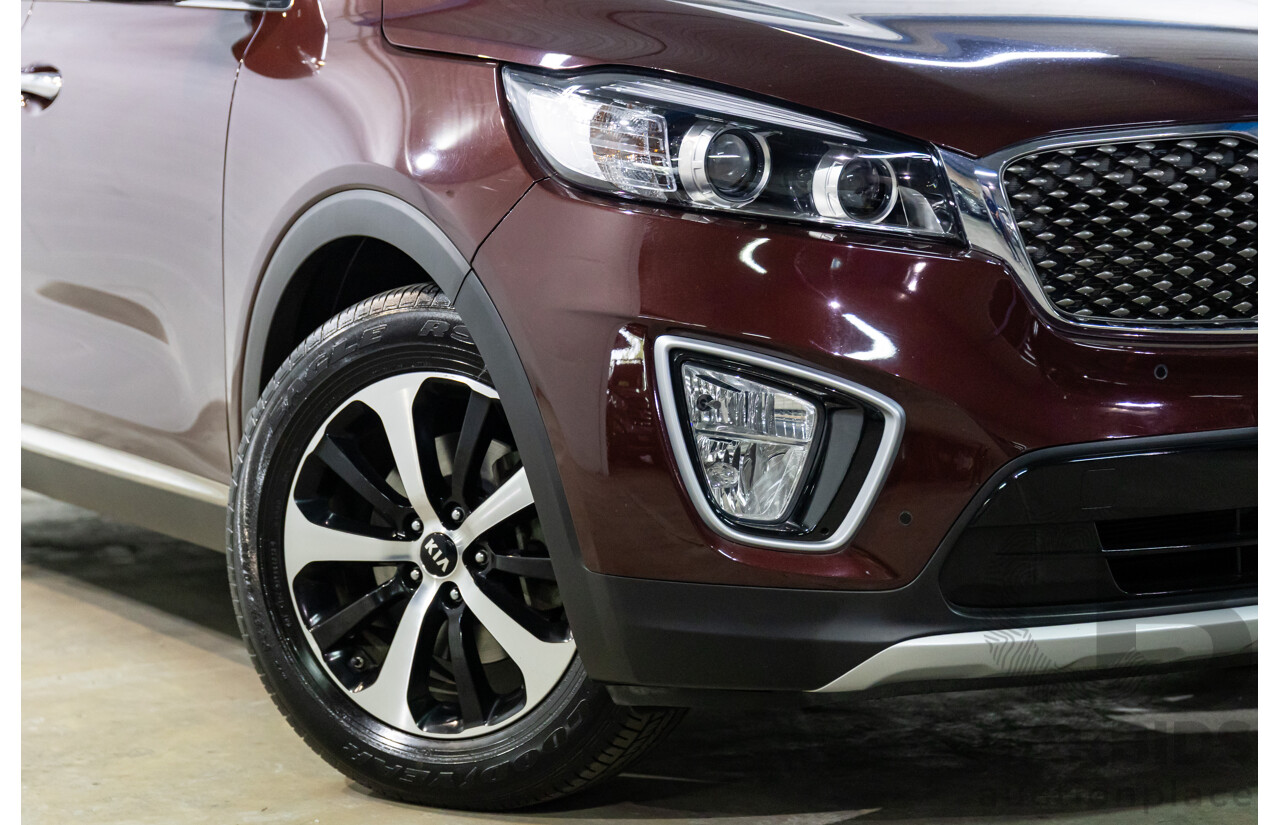 8/2015 Kia Sorento SLi (4x2) UM 4D Wagon Sunset Red Metallic V6 3.3L