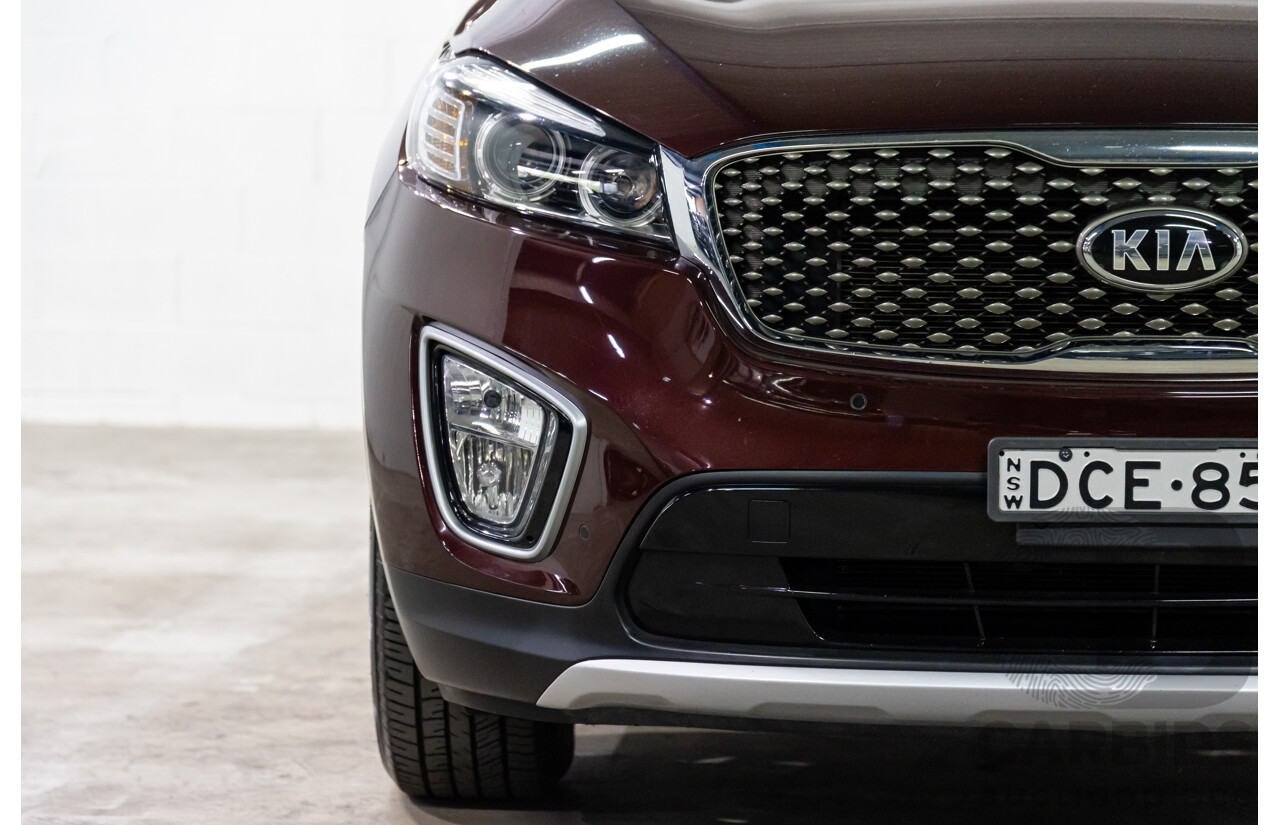 8/2015 Kia Sorento SLi (4x2) UM 4D Wagon Sunset Red Metallic V6 3.3L