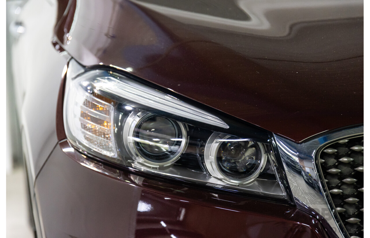 8/2015 Kia Sorento SLi (4x2) UM 4D Wagon Sunset Red Metallic V6 3.3L