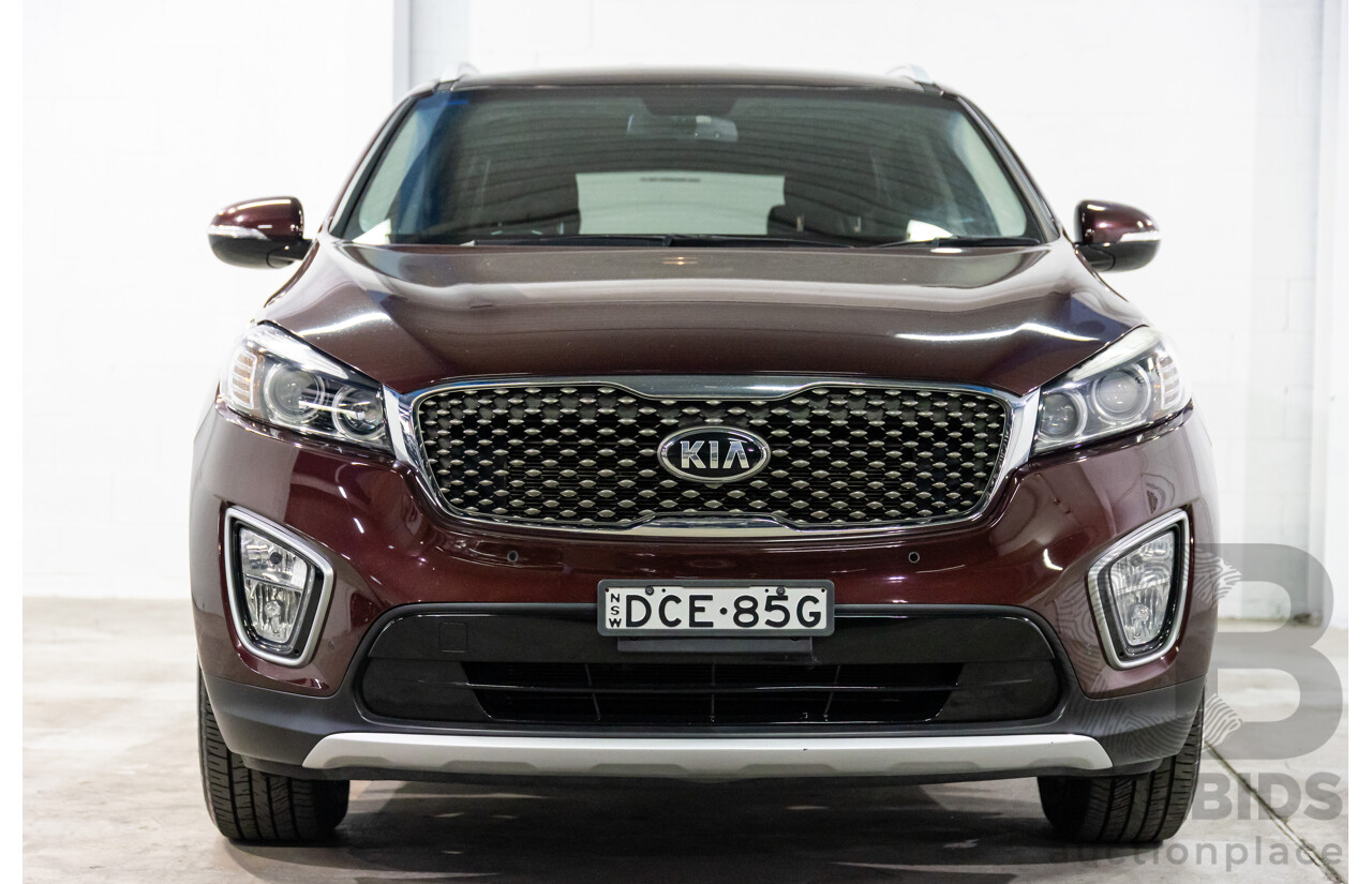 8/2015 Kia Sorento SLi (4x2) UM 4D Wagon Sunset Red Metallic V6 3.3L