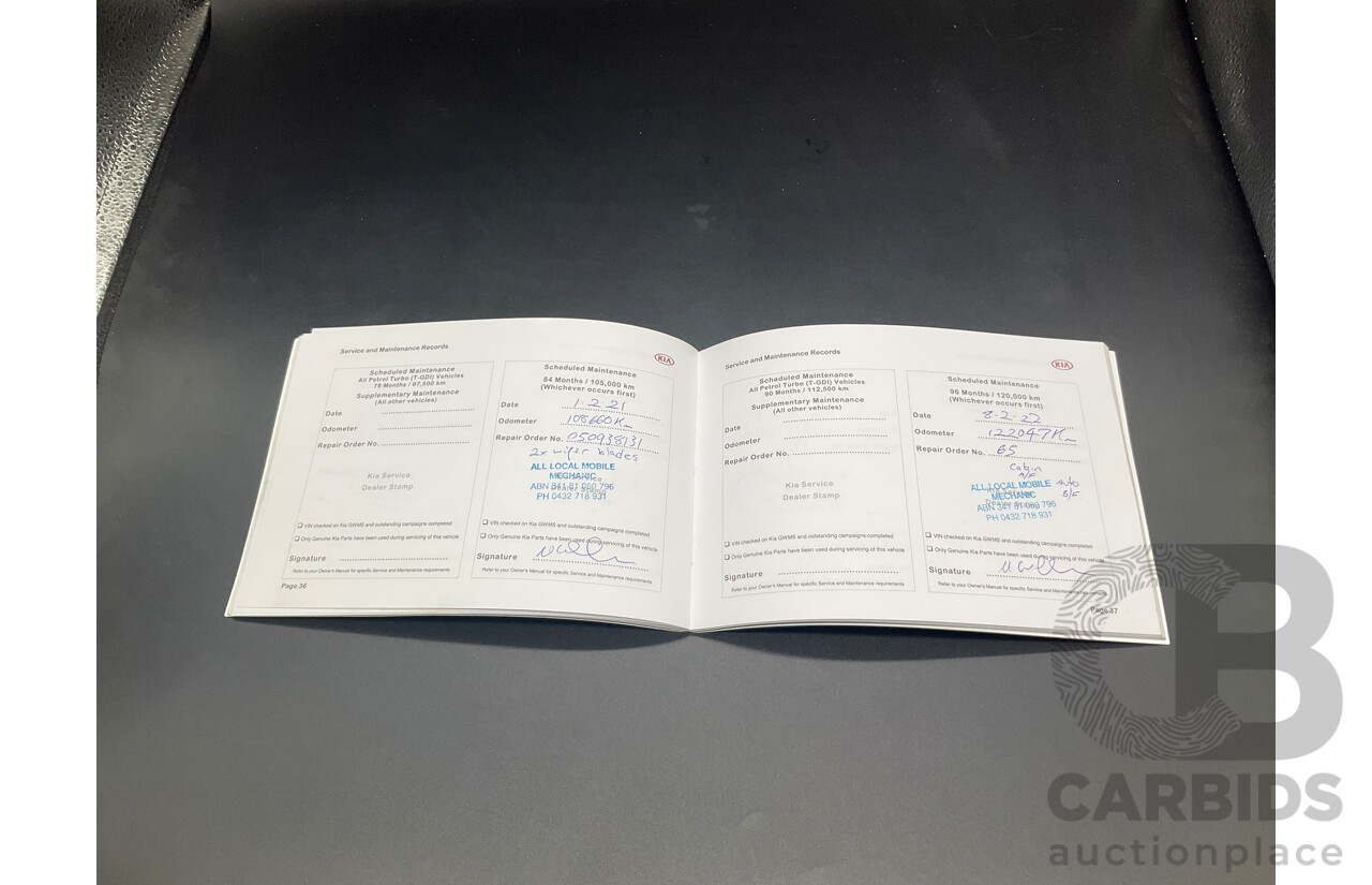 8/2015 Kia Sorento SLi (4x2) UM 4D Wagon Sunset Red Metallic V6 3.3L