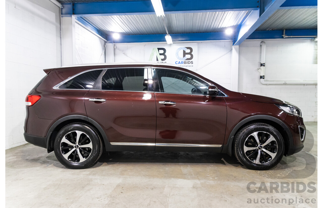 8/2015 Kia Sorento SLi (4x2) UM 4D Wagon Sunset Red Metallic V6 3.3L
