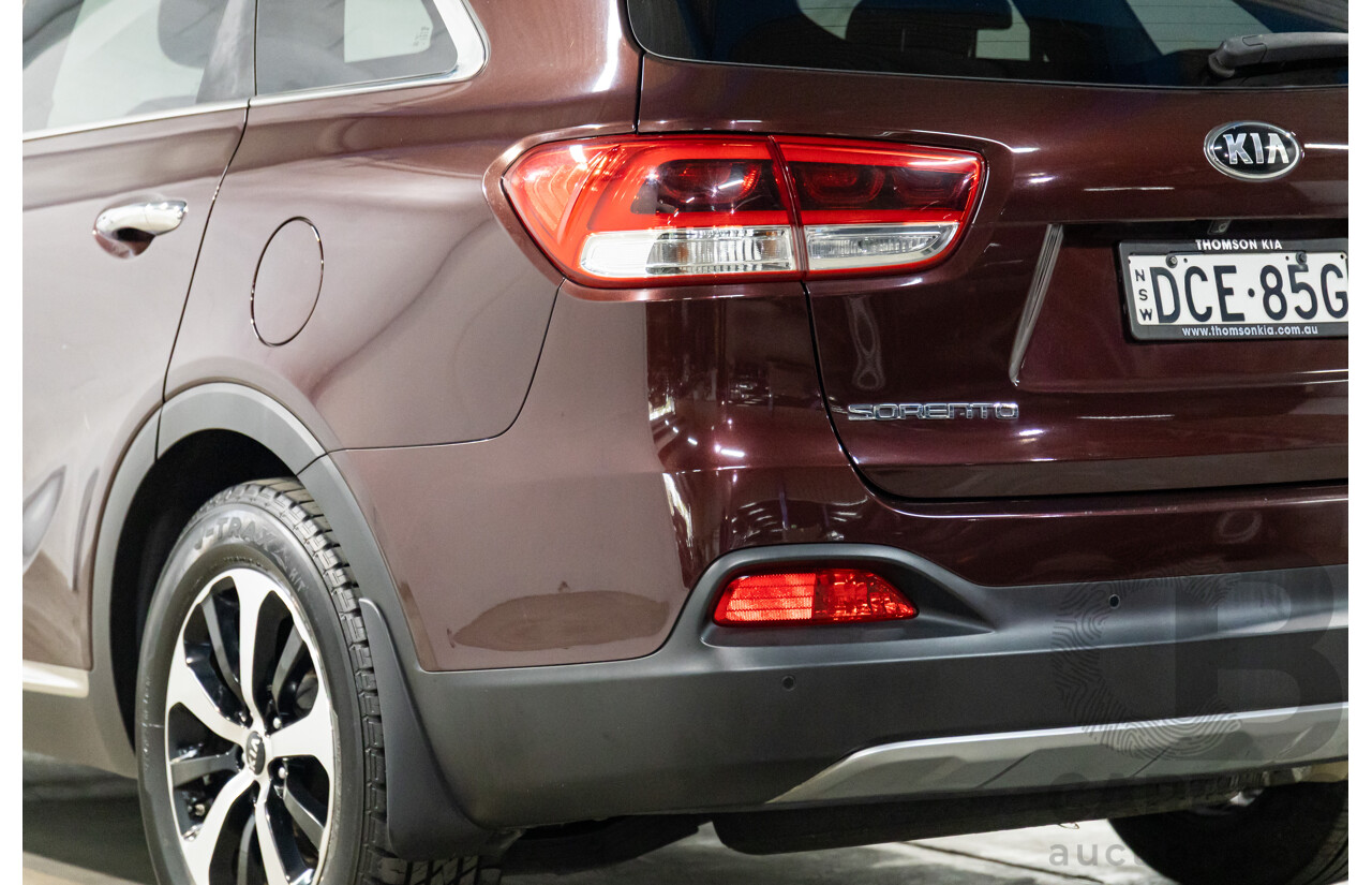 8/2015 Kia Sorento SLi (4x2) UM 4D Wagon Sunset Red Metallic V6 3.3L