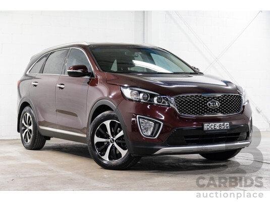 8/2015 Kia Sorento SLi (4x2) UM 4D Wagon Sunset Red Metallic V6 3.3L