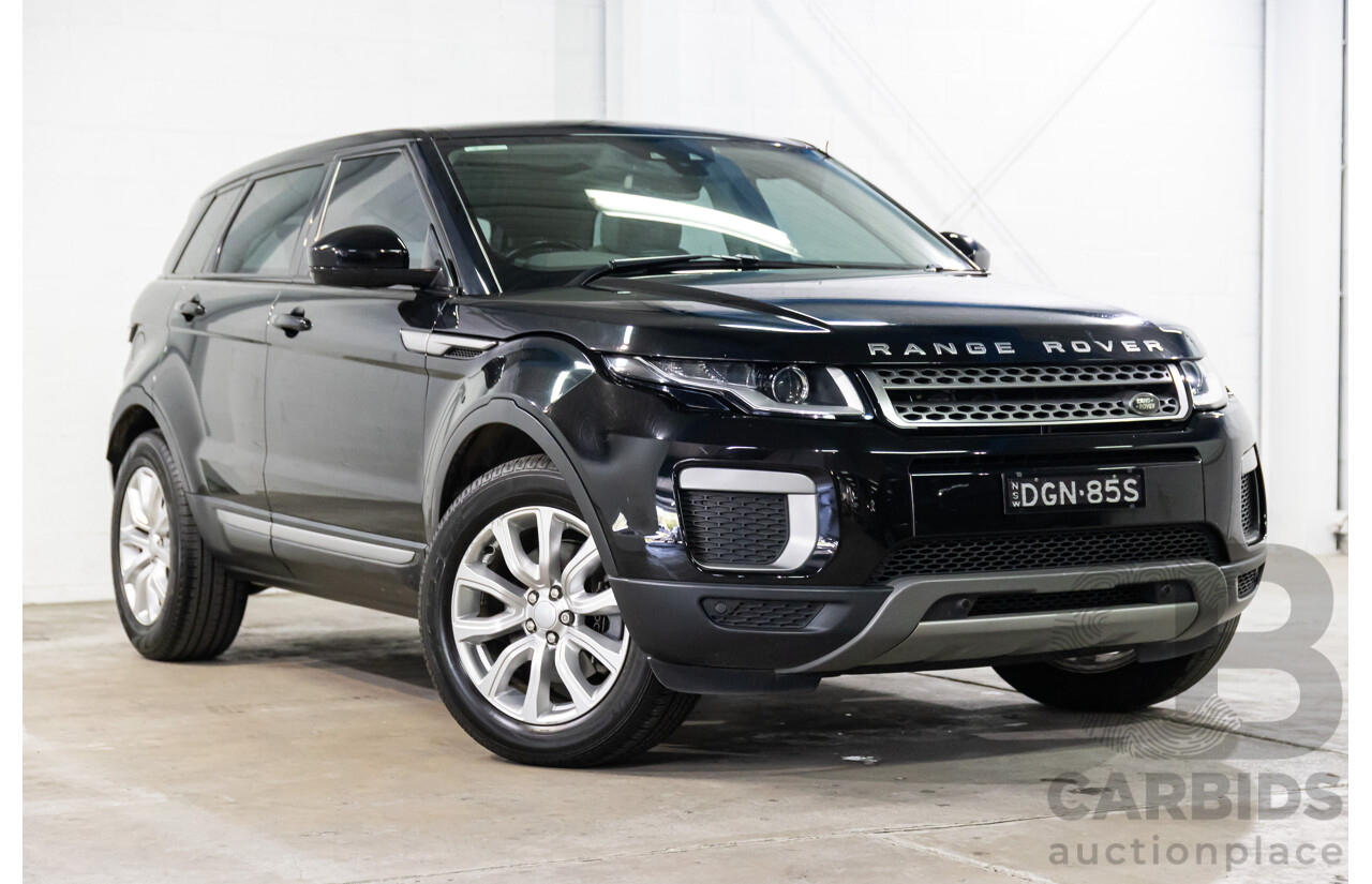 01/2016 Range Rover Evoque Td4 150 SE (AWD) LV MY16 5d Wagon Santorini Black Metallic Turbo Diesel 2.0L
