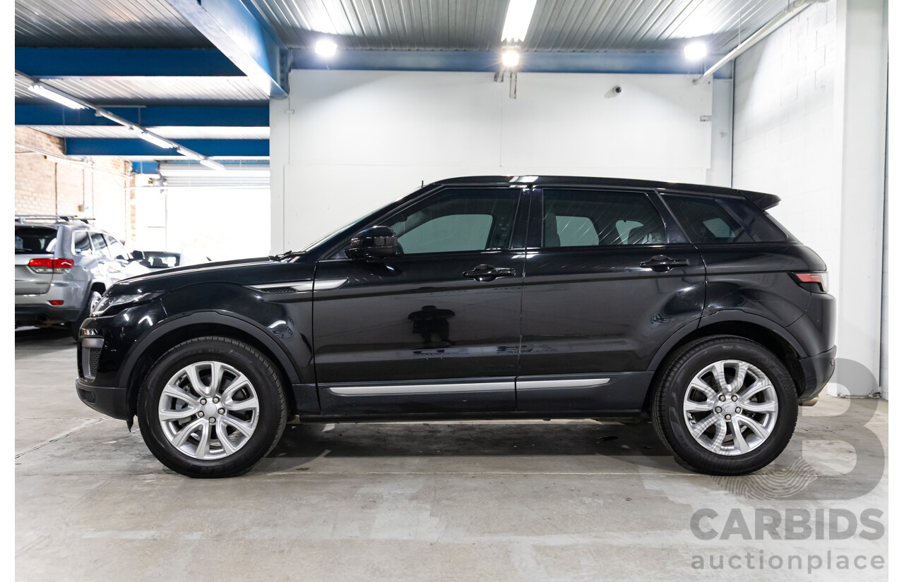 01/2016 Range Rover Evoque Td4 150 SE (AWD) LV MY16 5d Wagon Santorini Black Metallic Turbo Diesel 2.0L