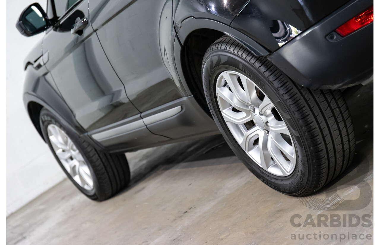 01/2016 Range Rover Evoque Td4 150 SE (AWD) LV MY16 5d Wagon Santorini Black Metallic Turbo Diesel 2.0L