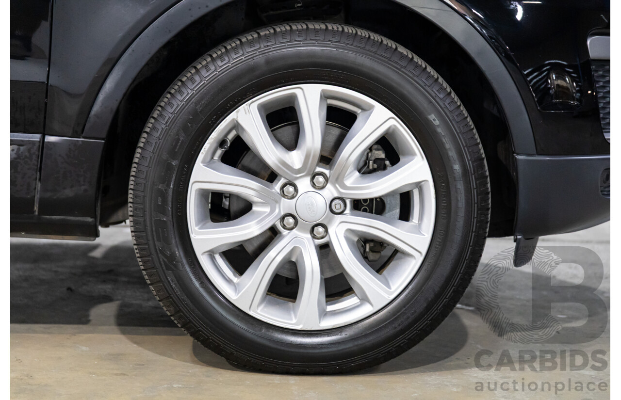 01/2016 Range Rover Evoque Td4 150 SE (AWD) LV MY16 5d Wagon Santorini Black Metallic Turbo Diesel 2.0L