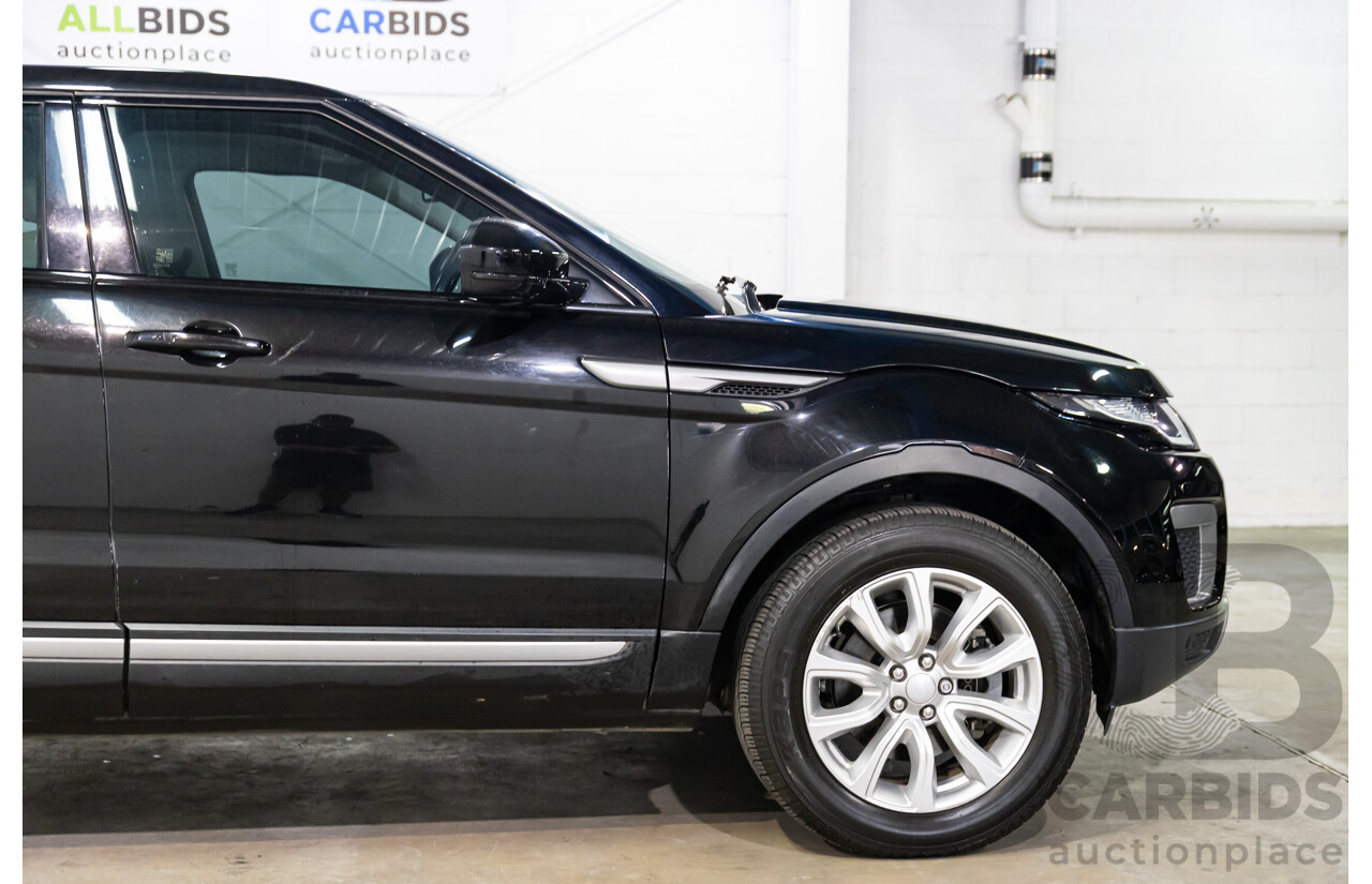 01/2016 Range Rover Evoque Td4 150 SE (AWD) LV MY16 5d Wagon Santorini Black Metallic Turbo Diesel 2.0L