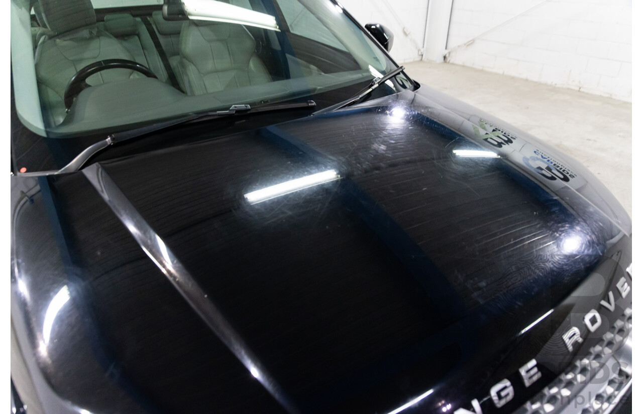 01/2016 Range Rover Evoque Td4 150 SE (AWD) LV MY16 5d Wagon Santorini Black Metallic Turbo Diesel 2.0L