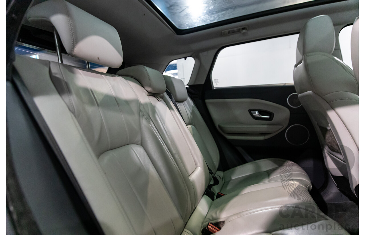 01/2016 Range Rover Evoque Td4 150 SE (AWD) LV MY16 5d Wagon Santorini Black Metallic Turbo Diesel 2.0L