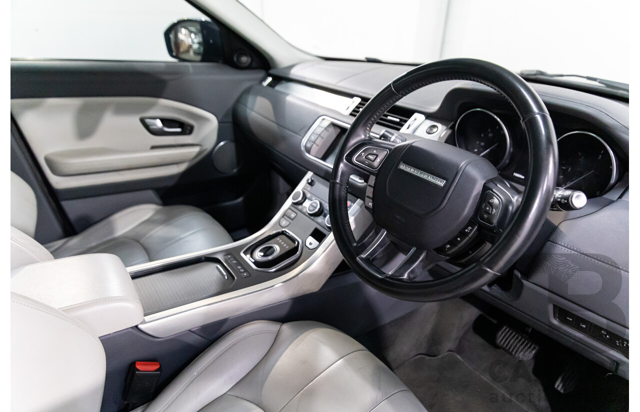 01/2016 Range Rover Evoque Td4 150 SE (AWD) LV MY16 5d Wagon Santorini Black Metallic Turbo Diesel 2.0L