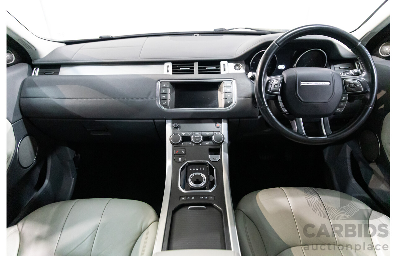 01/2016 Range Rover Evoque Td4 150 SE (AWD) LV MY16 5d Wagon Santorini Black Metallic Turbo Diesel 2.0L