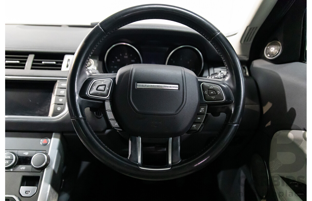 01/2016 Range Rover Evoque Td4 150 SE (AWD) LV MY16 5d Wagon Santorini Black Metallic Turbo Diesel 2.0L