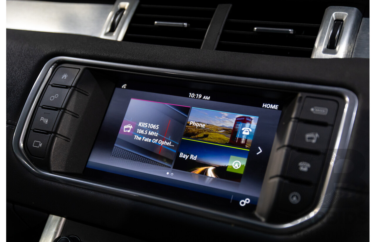 01/2016 Range Rover Evoque Td4 150 SE (AWD) LV MY16 5d Wagon Santorini Black Metallic Turbo Diesel 2.0L