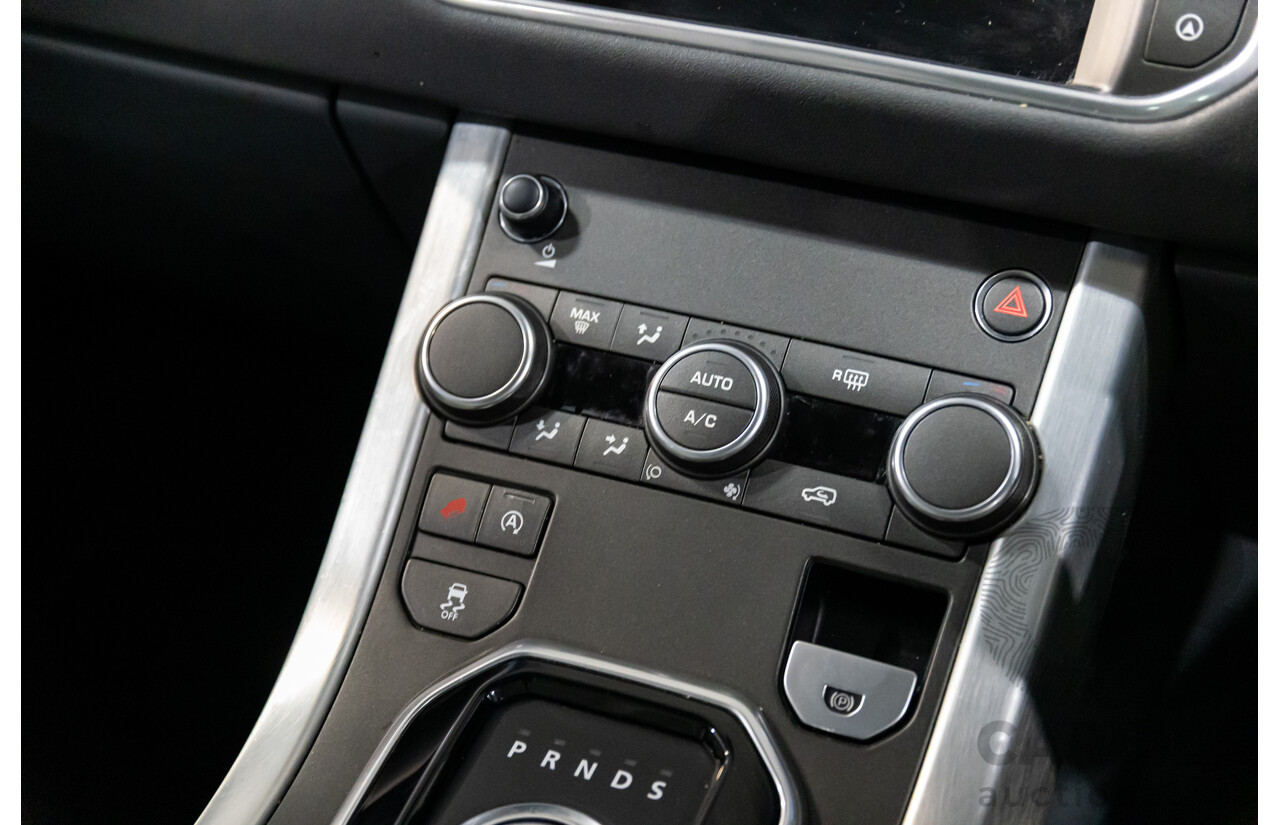 01/2016 Range Rover Evoque Td4 150 SE (AWD) LV MY16 5d Wagon Santorini Black Metallic Turbo Diesel 2.0L