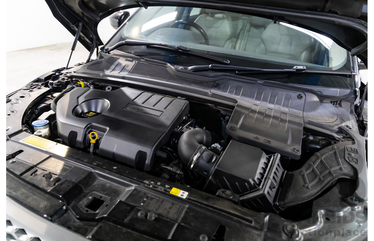 01/2016 Range Rover Evoque Td4 150 SE (AWD) LV MY16 5d Wagon Santorini Black Metallic Turbo Diesel 2.0L