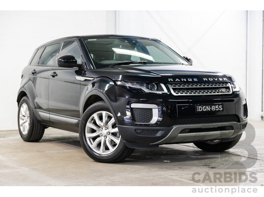01/2016 Range Rover Evoque Td4 150 SE (AWD) LV MY16 5d Wagon Santorini Black Metallic Turbo Diesel 2.0L