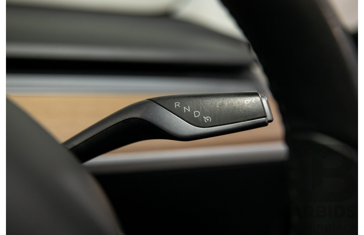 07/2019 Tesla Model 3 Standard Range (RWD) MY19 5d Sedan Black Dedicated Electric EV - 190kW