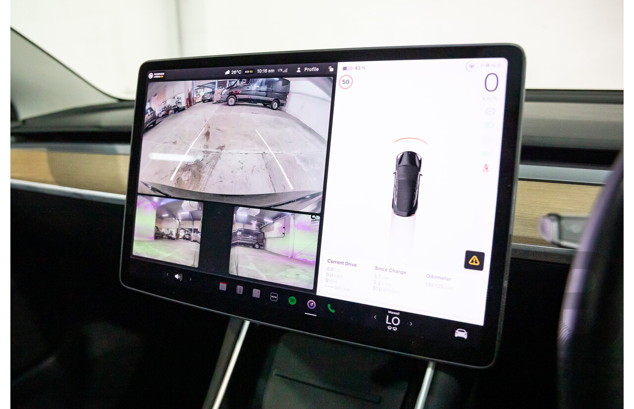 07/2019 Tesla Model 3 Standard Range (RWD) MY19 5d Sedan Black Dedicated Electric EV - 190kW