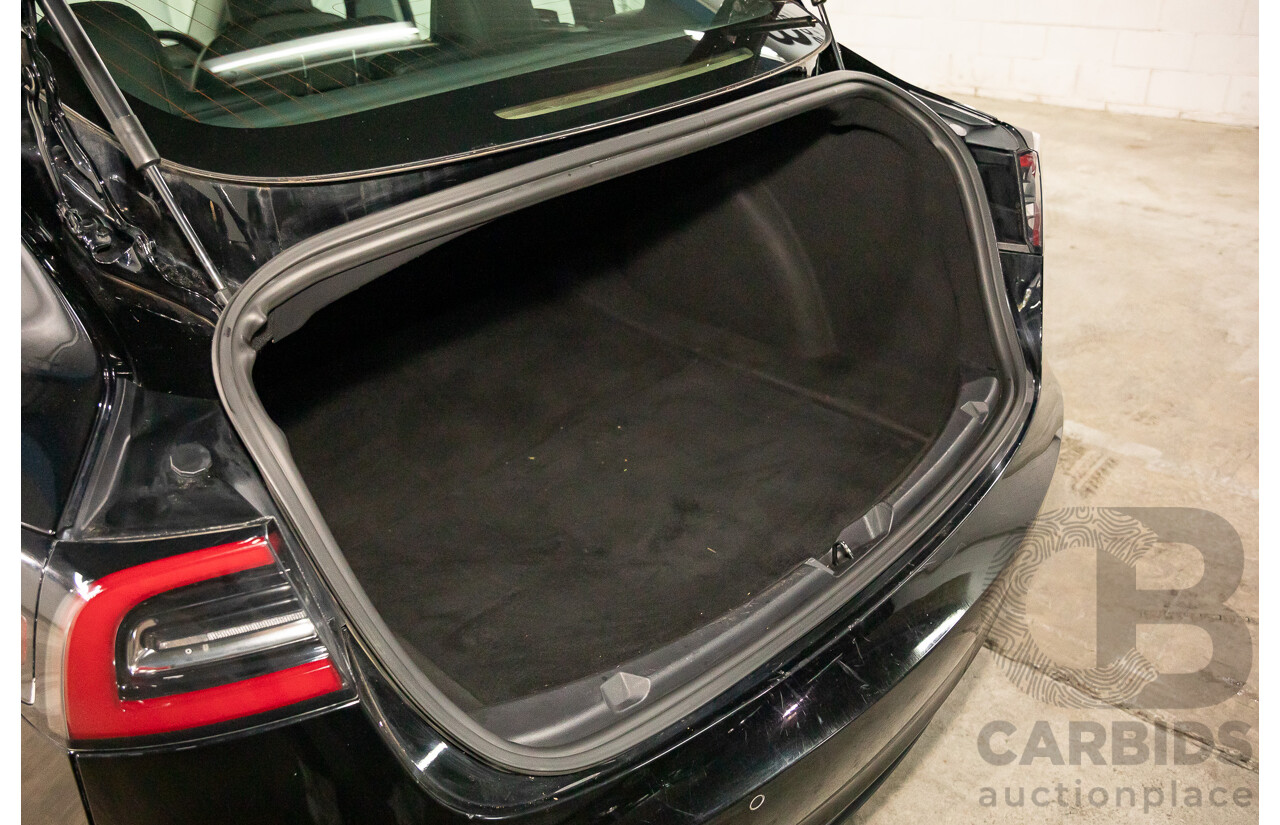 07/2019 Tesla Model 3 Standard Range (RWD) MY19 5d Sedan Black Dedicated Electric EV - 190kW