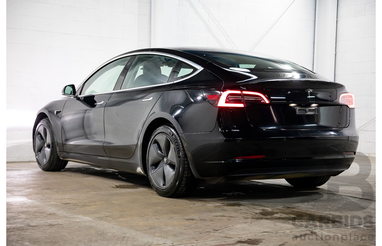 07/2019 Tesla Model 3 Standard Range (RWD) MY19 5d Sedan Black Dedicated Electric EV - 190kW