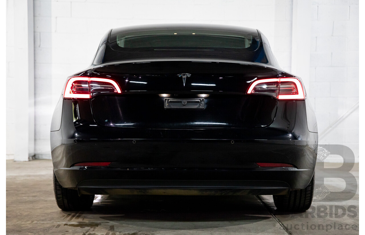 07/2019 Tesla Model 3 Standard Range (RWD) MY19 5d Sedan Black Dedicated Electric EV - 190kW