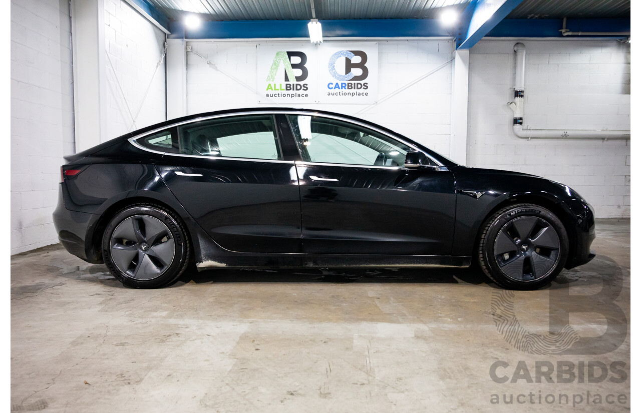 07/2019 Tesla Model 3 Standard Range (RWD) MY19 5d Sedan Black Dedicated Electric EV - 190kW