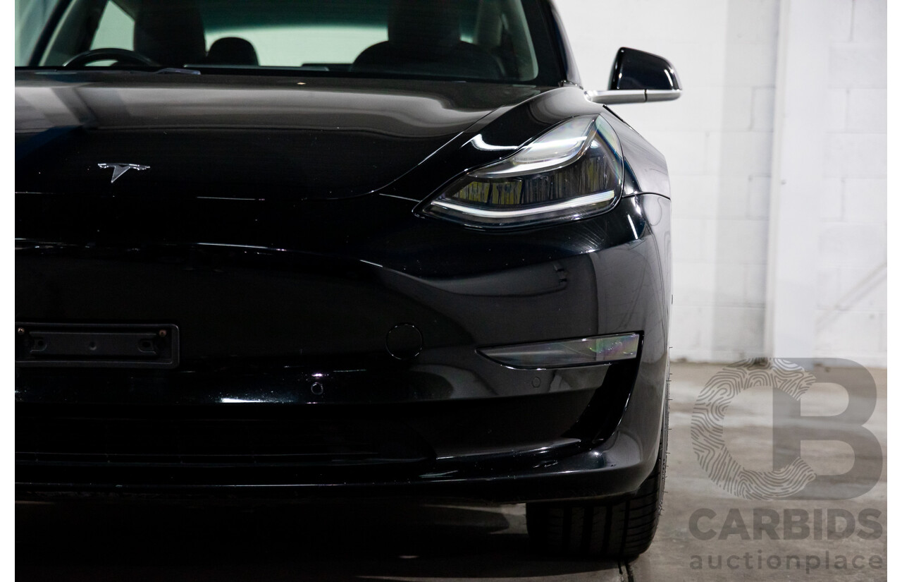 07/2019 Tesla Model 3 Standard Range (RWD) MY19 5d Sedan Black Dedicated Electric EV - 190kW
