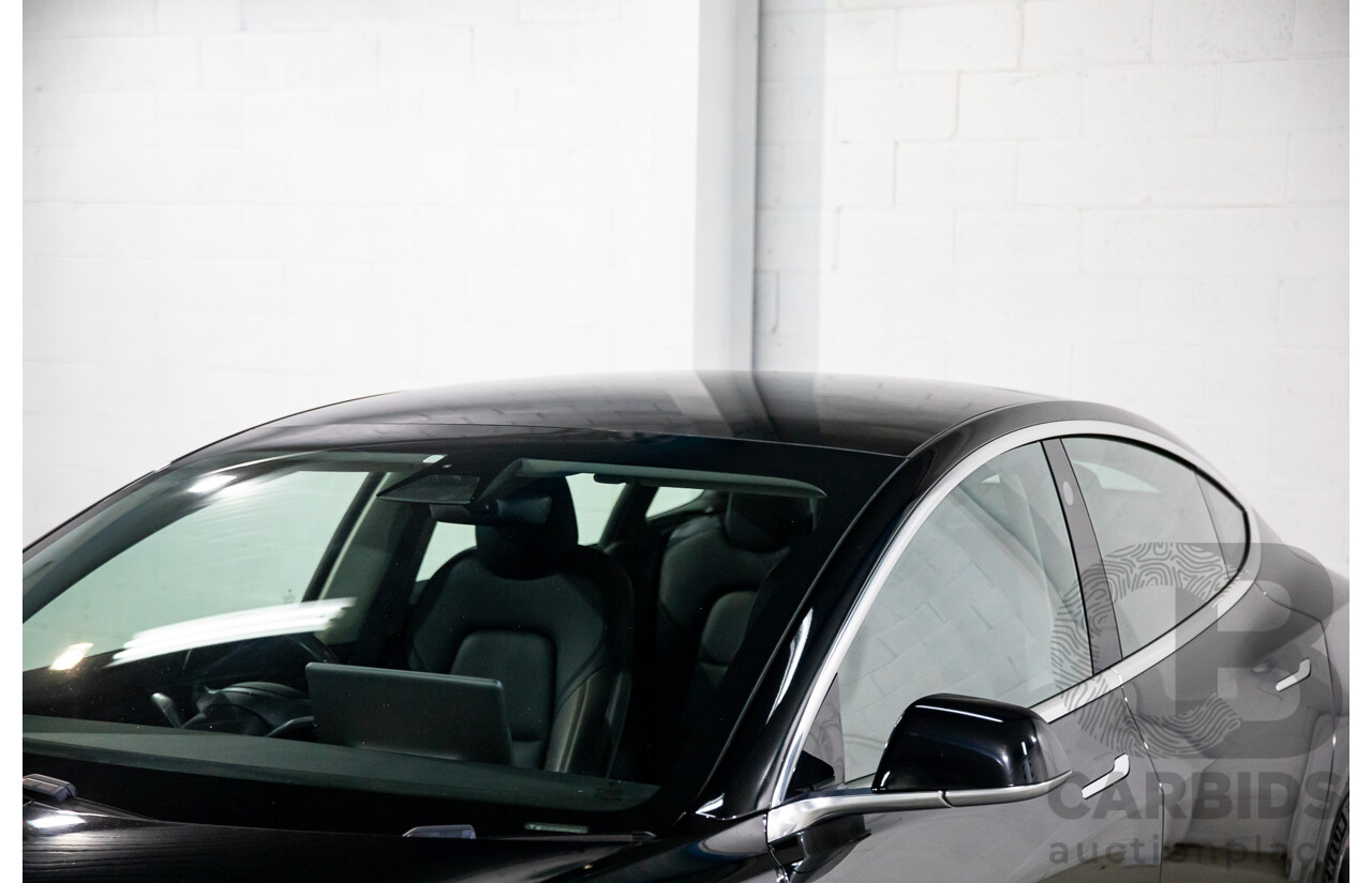 07/2019 Tesla Model 3 Standard Range (RWD) MY19 5d Sedan Black Dedicated Electric EV - 190kW