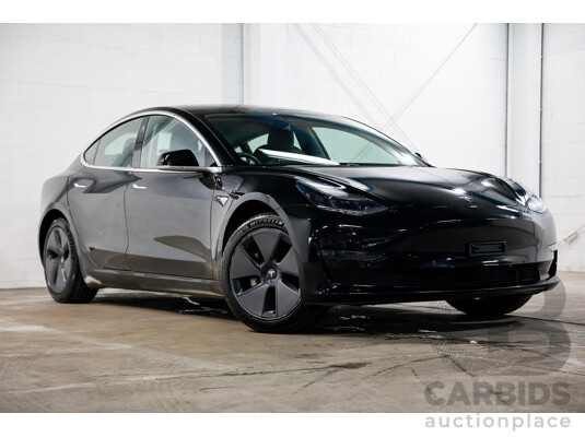 07/2019 Tesla Model 3 Standard Range (RWD) MY19 5d Sedan Black Dedicated Electric EV - 190kW