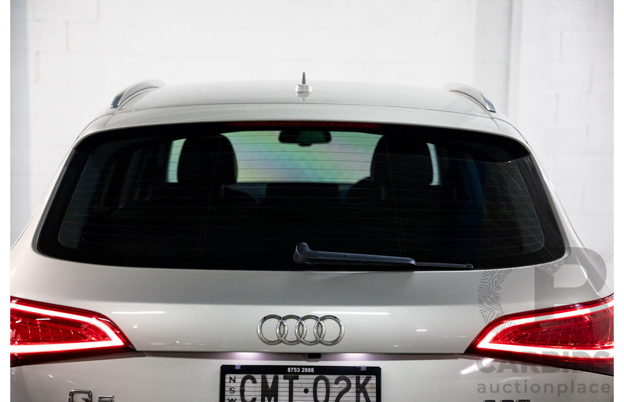 3/2013 Audi Q5 2.0 TFSI Quattro 8R MY13 4d Wagon Cuvee Silver Metallic Turbo 2.0L