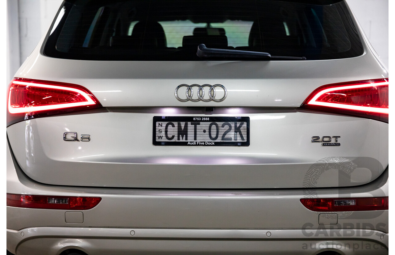 3/2013 Audi Q5 2.0 TFSI Quattro 8R MY13 4d Wagon Cuvee Silver Metallic Turbo 2.0L