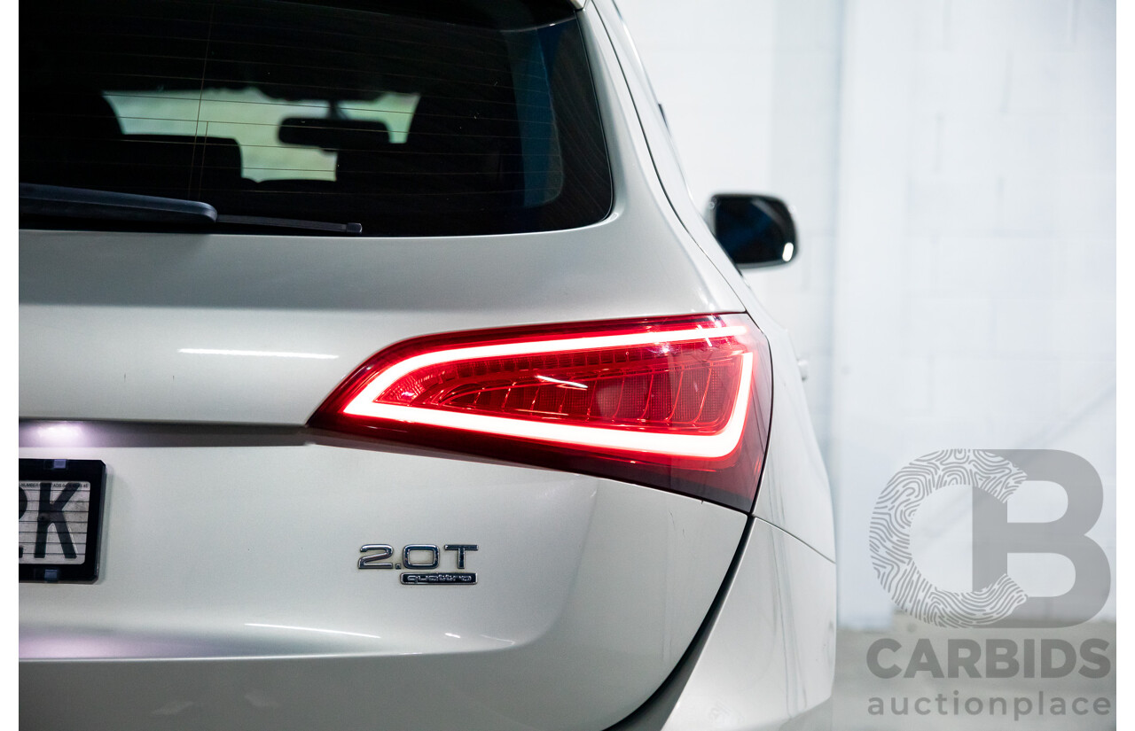 3/2013 Audi Q5 2.0 TFSI Quattro 8R MY13 4d Wagon Cuvee Silver Metallic Turbo 2.0L