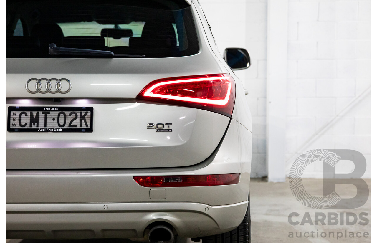 3/2013 Audi Q5 2.0 TFSI Quattro 8R MY13 4d Wagon Cuvee Silver Metallic Turbo 2.0L