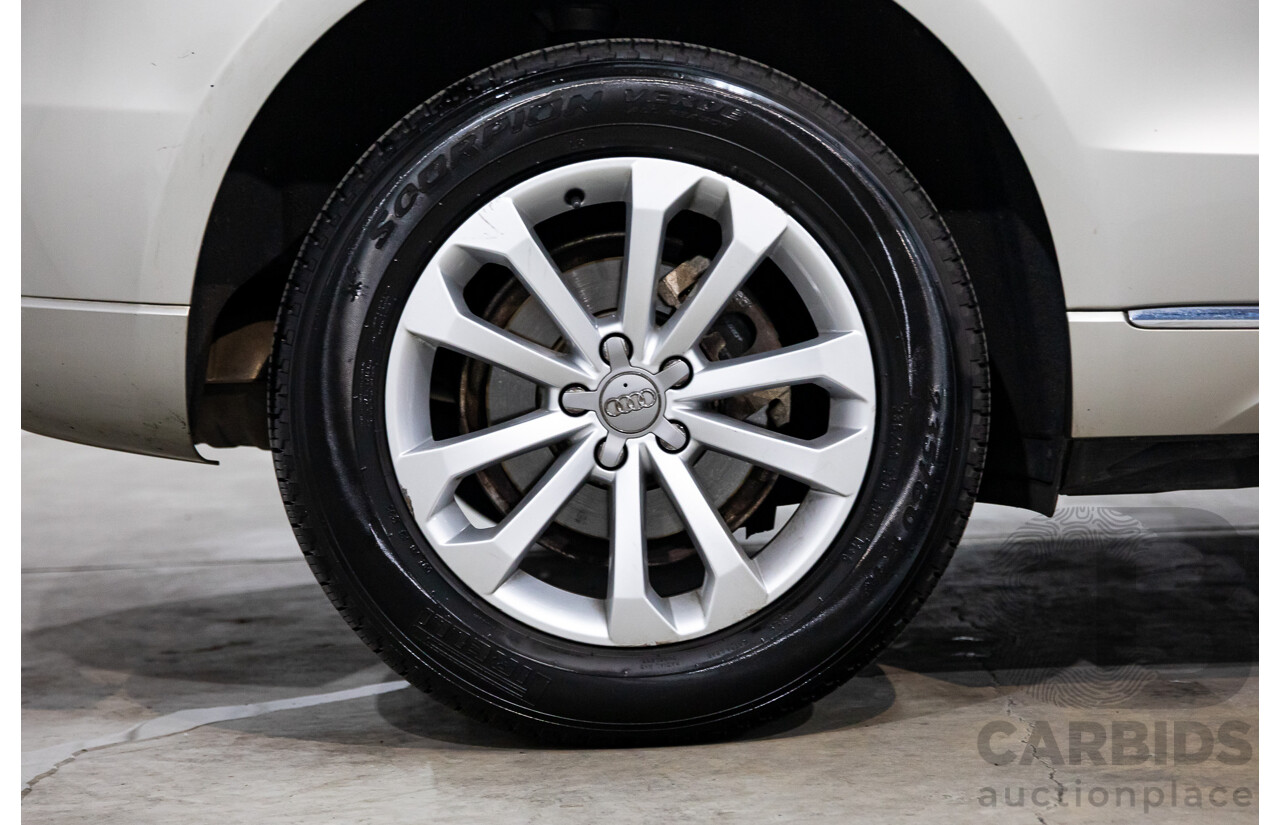 3/2013 Audi Q5 2.0 TFSI Quattro 8R MY13 4d Wagon Cuvee Silver Metallic Turbo 2.0L