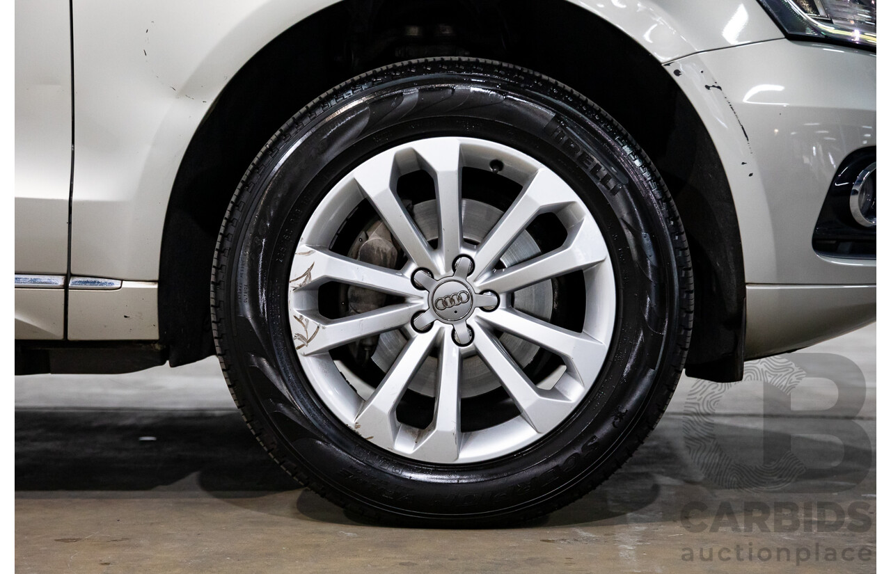 3/2013 Audi Q5 2.0 TFSI Quattro 8R MY13 4d Wagon Cuvee Silver Metallic Turbo 2.0L