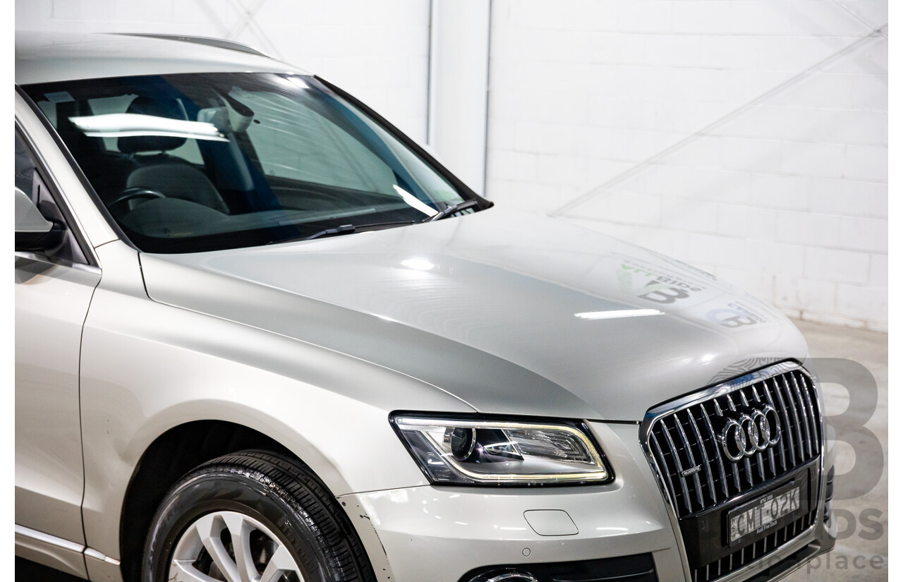 3/2013 Audi Q5 2.0 TFSI Quattro 8R MY13 4d Wagon Cuvee Silver Metallic Turbo 2.0L