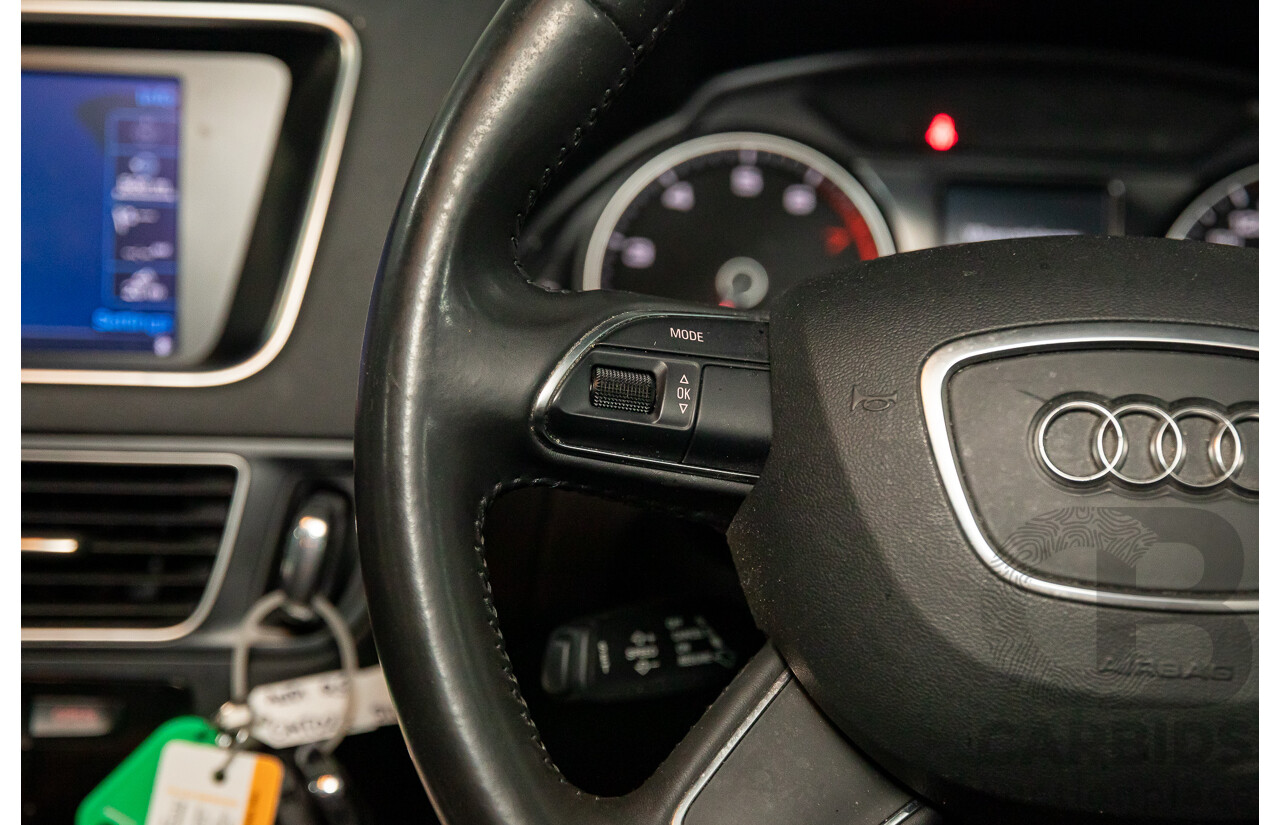 3/2013 Audi Q5 2.0 TFSI Quattro 8R MY13 4d Wagon Cuvee Silver Metallic Turbo 2.0L