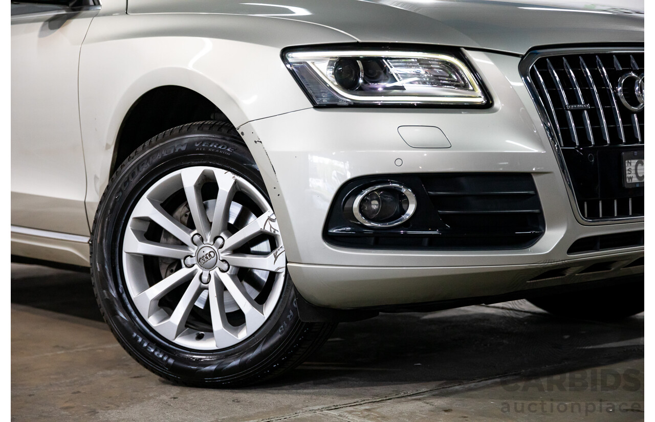 3/2013 Audi Q5 2.0 TFSI Quattro 8R MY13 4d Wagon Cuvee Silver Metallic Turbo 2.0L