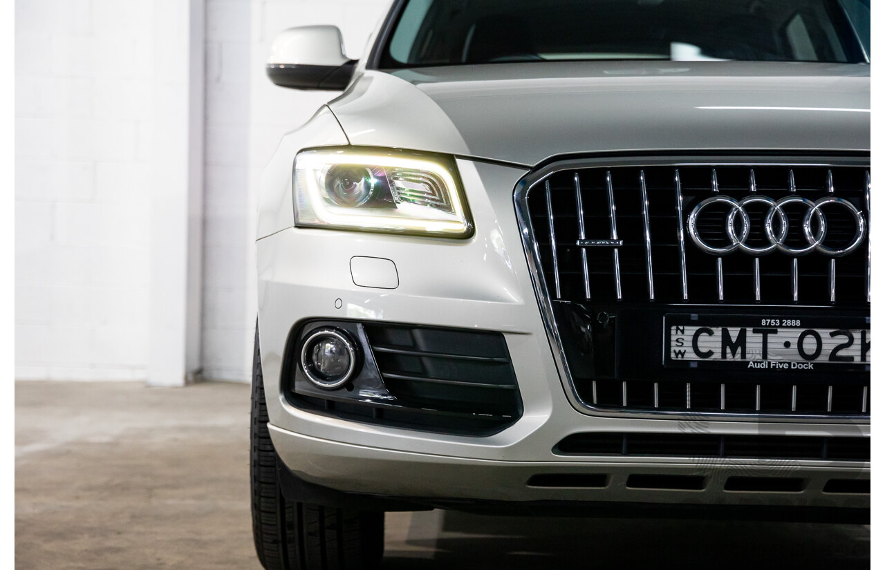 3/2013 Audi Q5 2.0 TFSI Quattro 8R MY13 4d Wagon Cuvee Silver Metallic Turbo 2.0L